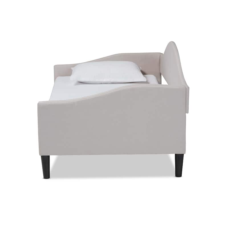 Milligan Modern & Contemporary Fabric Upholstered Wood Daybed-Full