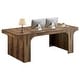 preview thumbnail 13 of 44, 70.9" Executive Desk, Large Wood Computer Office Desk, Writing Table Business Workspace Home Office Accent Desk