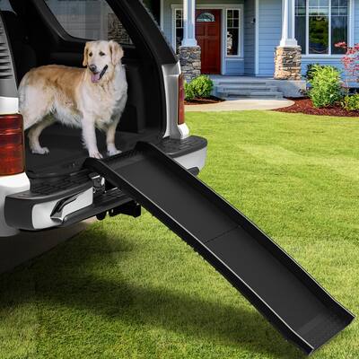 61" Plastic Pet Ramp - Black