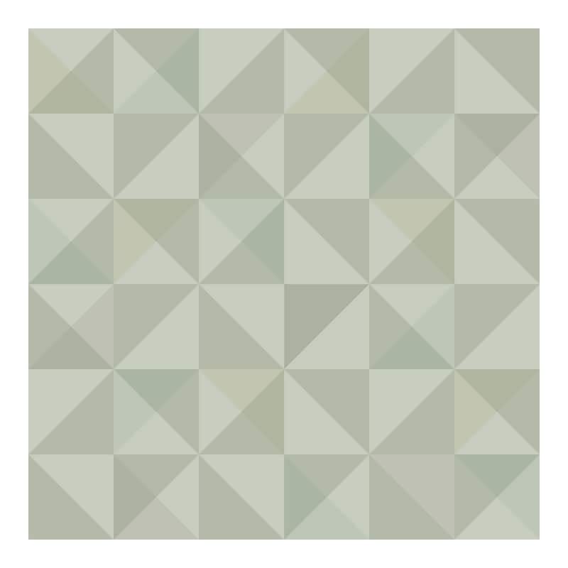 Eco Wallpaper Dabria Green Geometric Wallpaper - 20.9 x 396 x 0.025