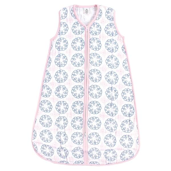 slide 1 of 1, Yoga Sprout Baby Girl Sleeveless Muslin Cotton Sleeping Bag, Sack, Blanket, Whimsical