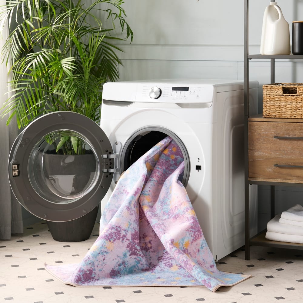 SAFAVIEH Kids Playhouse Machine Washable Slip Resistant Sandi Rainbow