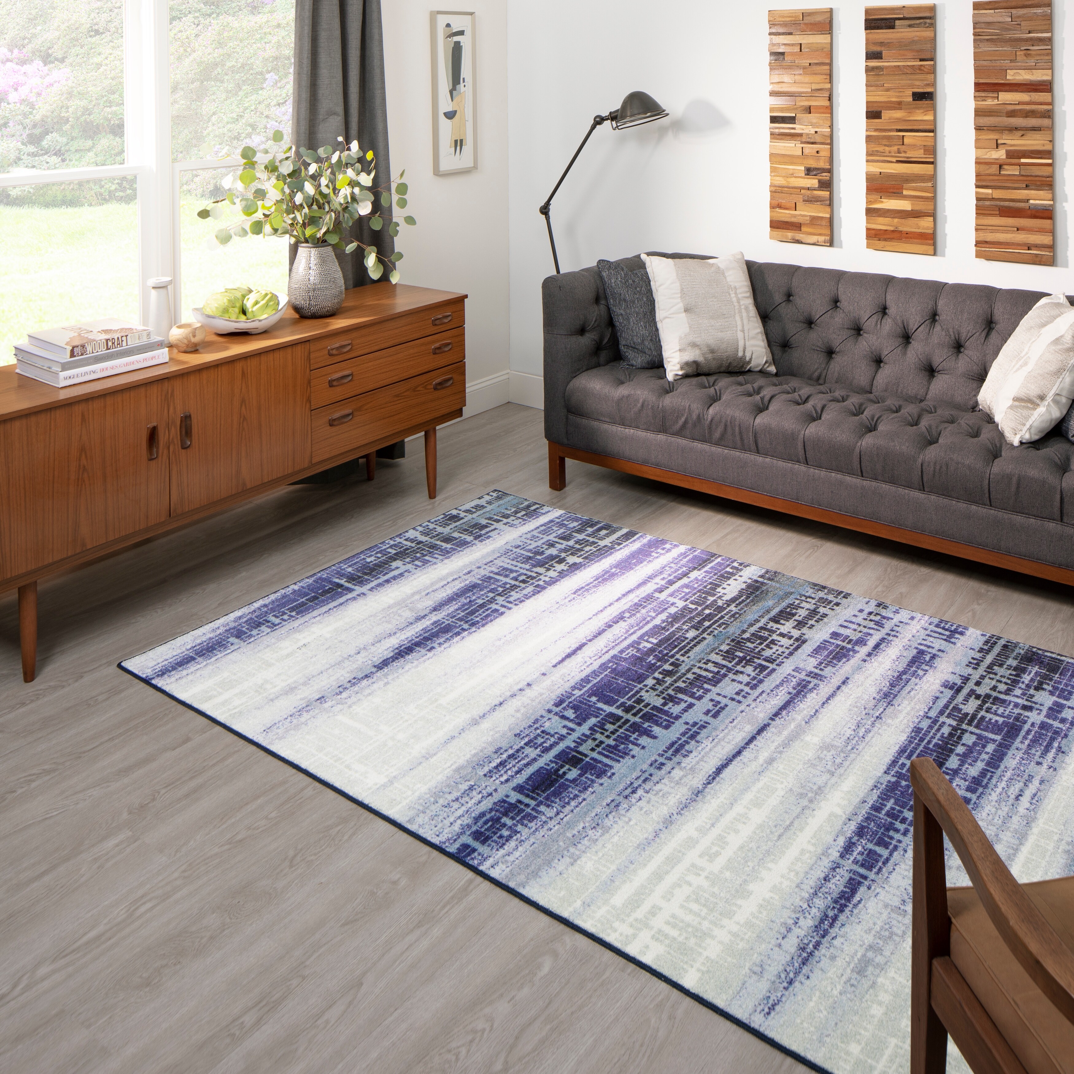 Shop Mohawk Home Kaven Navy Area Rug Overstock 31484246