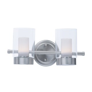 Mod 2-Light LED Vanity - satin nickel
