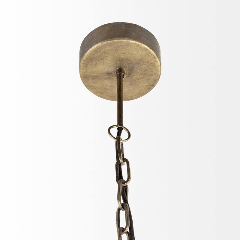 HomeRoots Black Metal Geometric Globe Hanging Light - 18' X '18' X '18