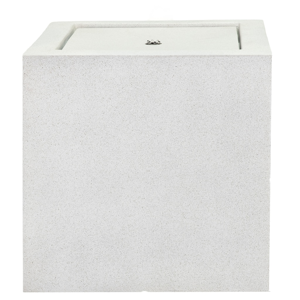 Sunnydaze Rectangle Polystone Outdoor Bubble Fountain