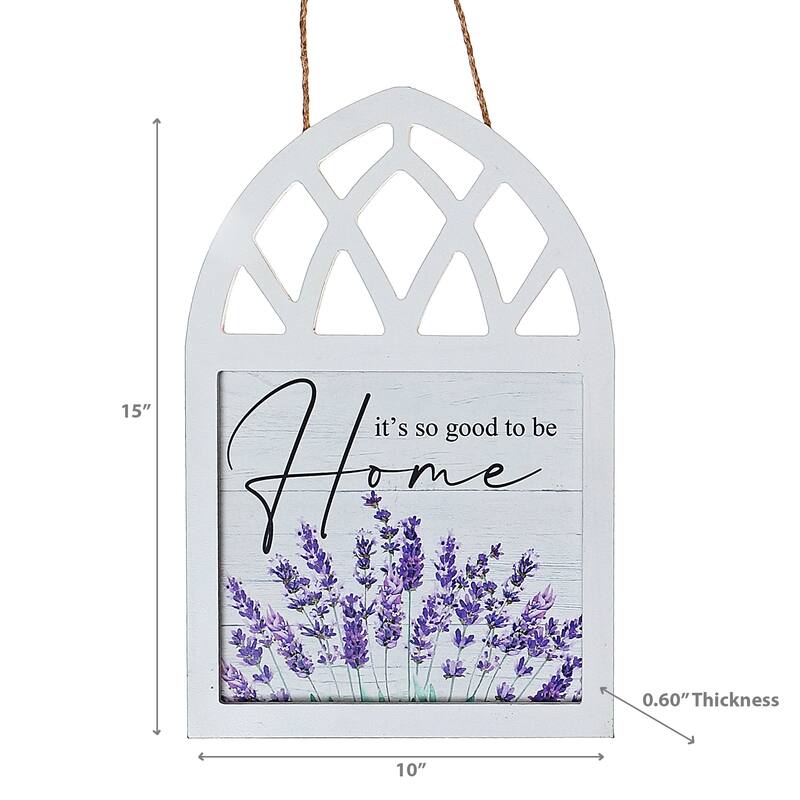 IH Casa Decor Wooden Window Pane Sign It'S So Good To Be Home