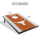 preview thumbnail 2 of 5, Texas Longhorns NCAA Compact 2x3 Tailgate Cornhole Board Set