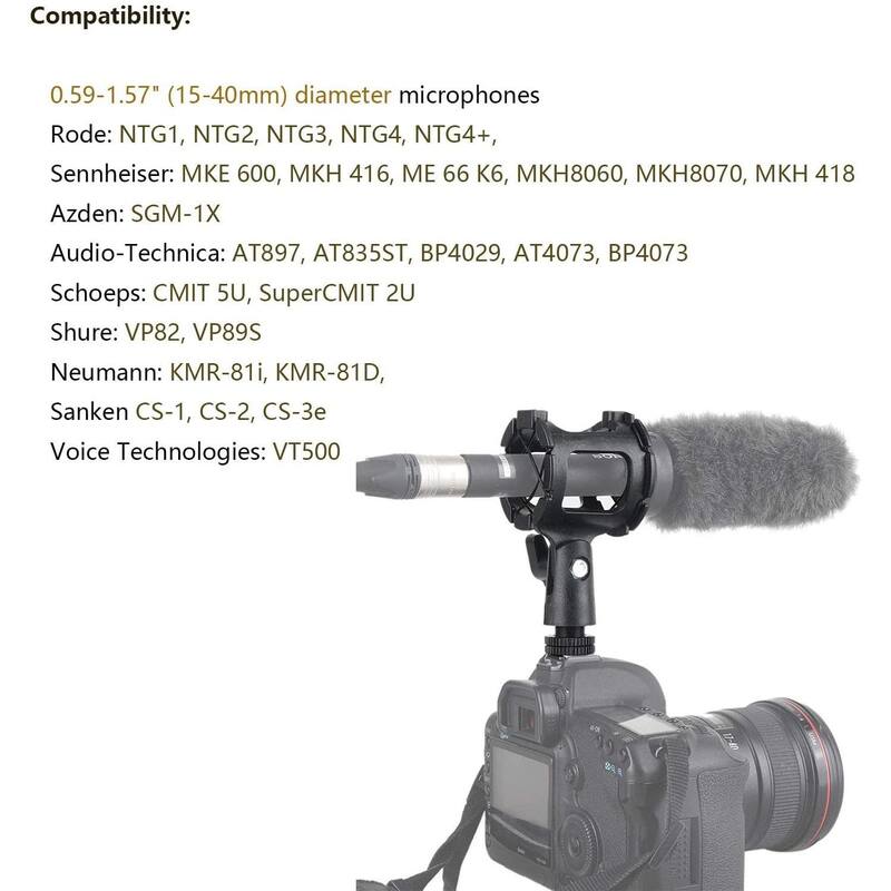 Sennheiser MKE 600 Shotgun Microphone Kit with Shockmount, XLR Adapter & Windscreens for Video & DSLR