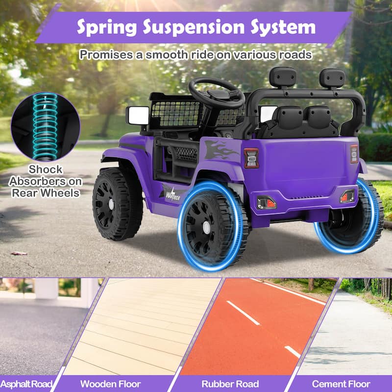 Costway 12V Kids Ride on Truck Car Battery Powered Electric Vehicle - See Details