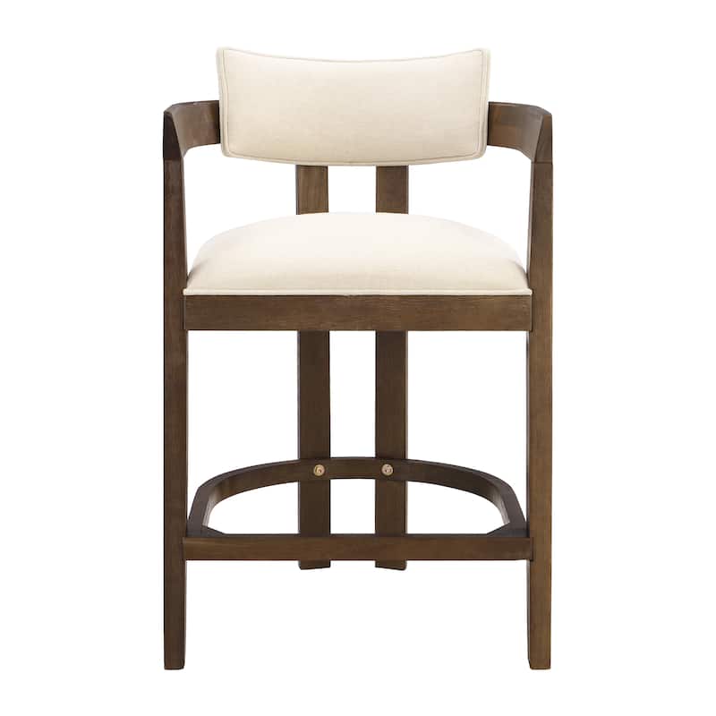 Maribel Upholstered Counter Stools Bar Stools (Set of 2) by Christopher Knight Home