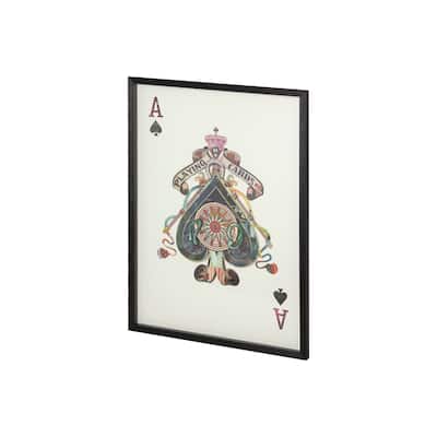 Ace of Spades II Wall Art - 29.5L x 1.6W x 39.4H