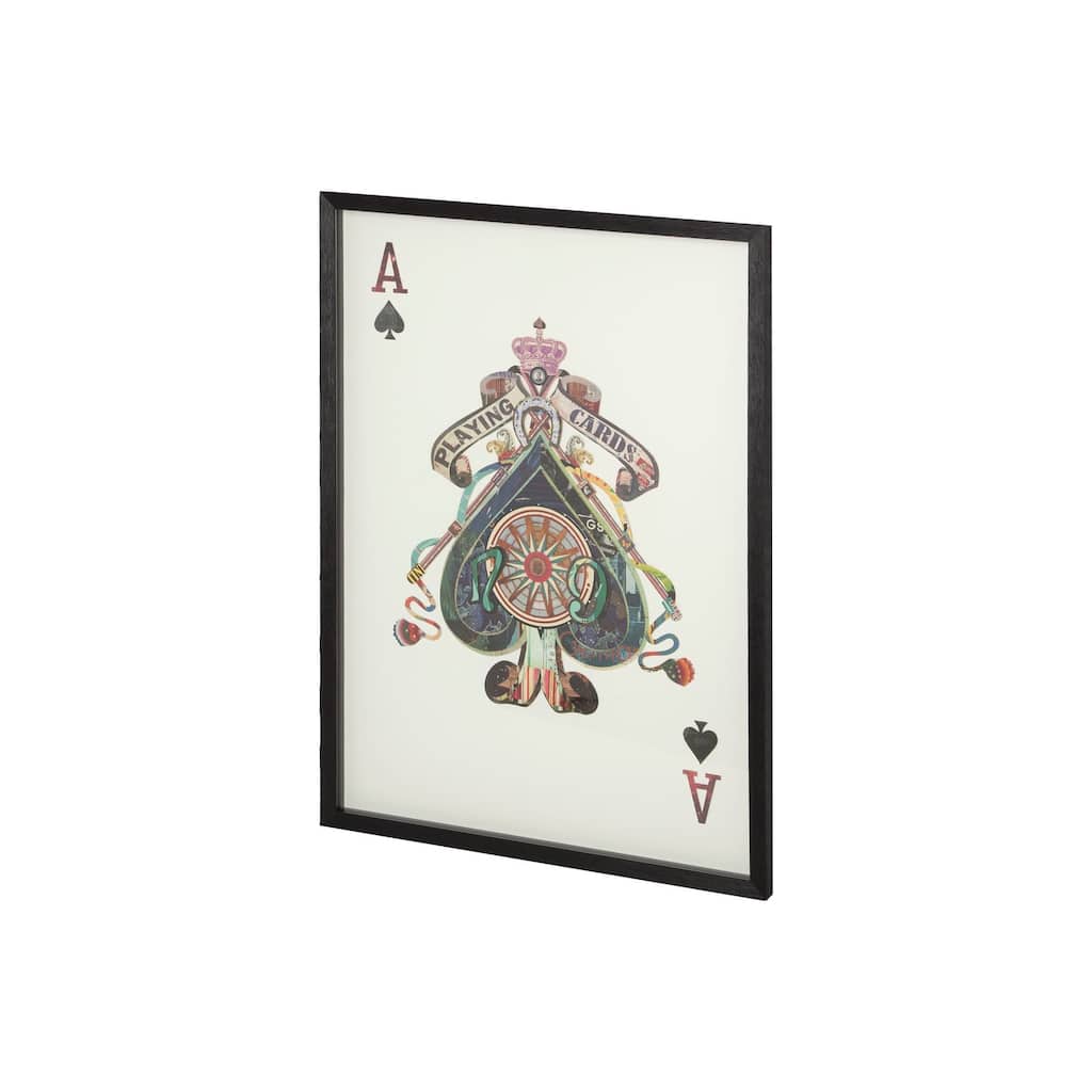 Ace of Spades II Wall Art - 29.5L x 1.6W x 39.4H