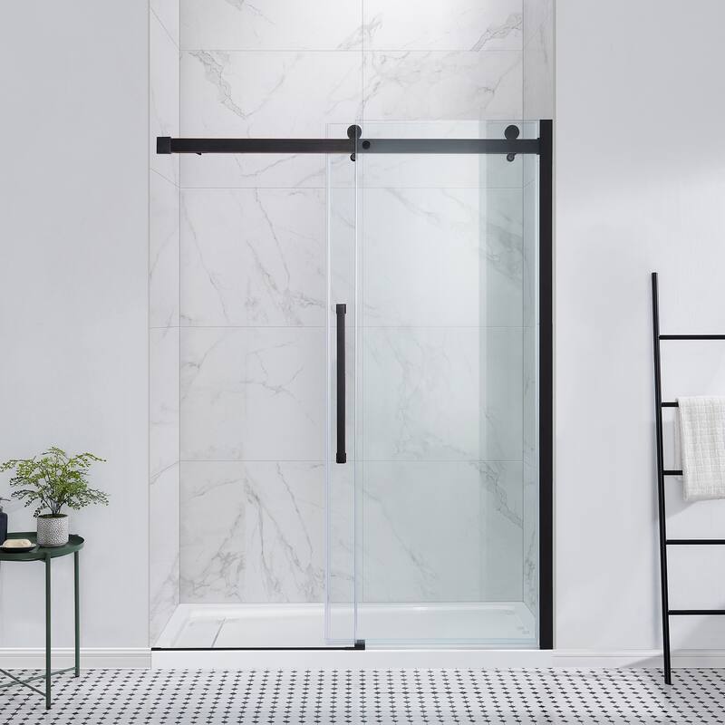 Bel Soft-Close 2-Piece Base Door Rectangular Alcove Shower Kit