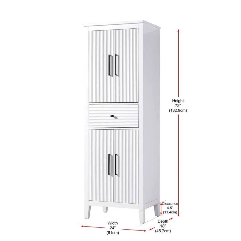 Kensington 16-28 Inch Bath Storage Cabinet