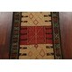 preview thumbnail 3 of 14, Geometric Kilim Shiraz Persian Tribal Area Rug Hand-woven Wool Carpet - 2'0" x 2'10"
