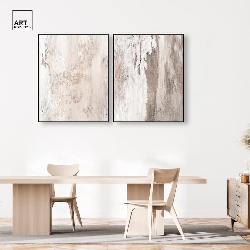 Striated Texture III Canvas Set of 2 by Art Remedy