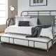 preview thumbnail 13 of 40, Vintage Series Distressed Metal Twin Metal Trundle Green