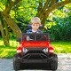 preview thumbnail 18 of 29, EROMMY Motorized Kids Ride on Jeep Car, 12V 4.5AH Battery Powered Electric Vehicle with 2.4G Remote Control, Light and Music Red - 5-7 Years