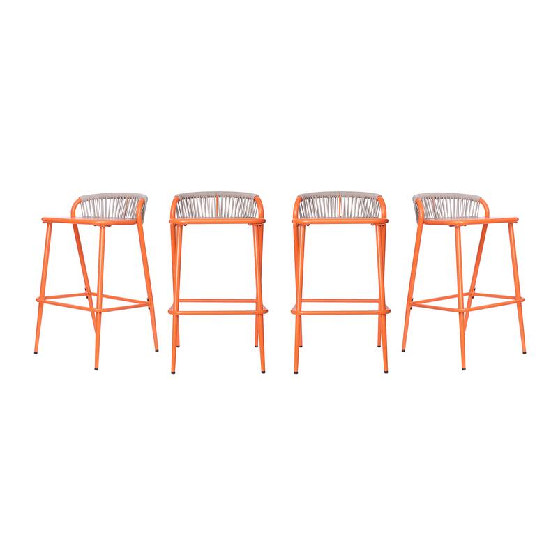 Christopher Knight Home - Samantha Outdoor Aluminum Barstools (Set of 4)