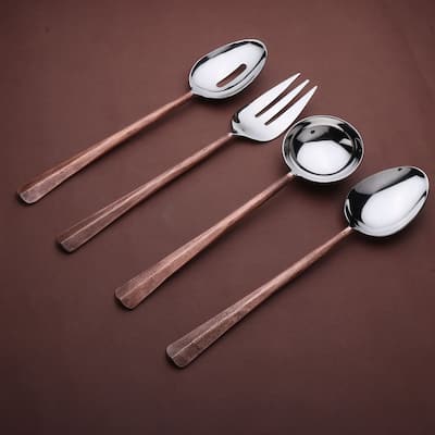 INOX Ridge Hostess Serving 4 Pc. Set