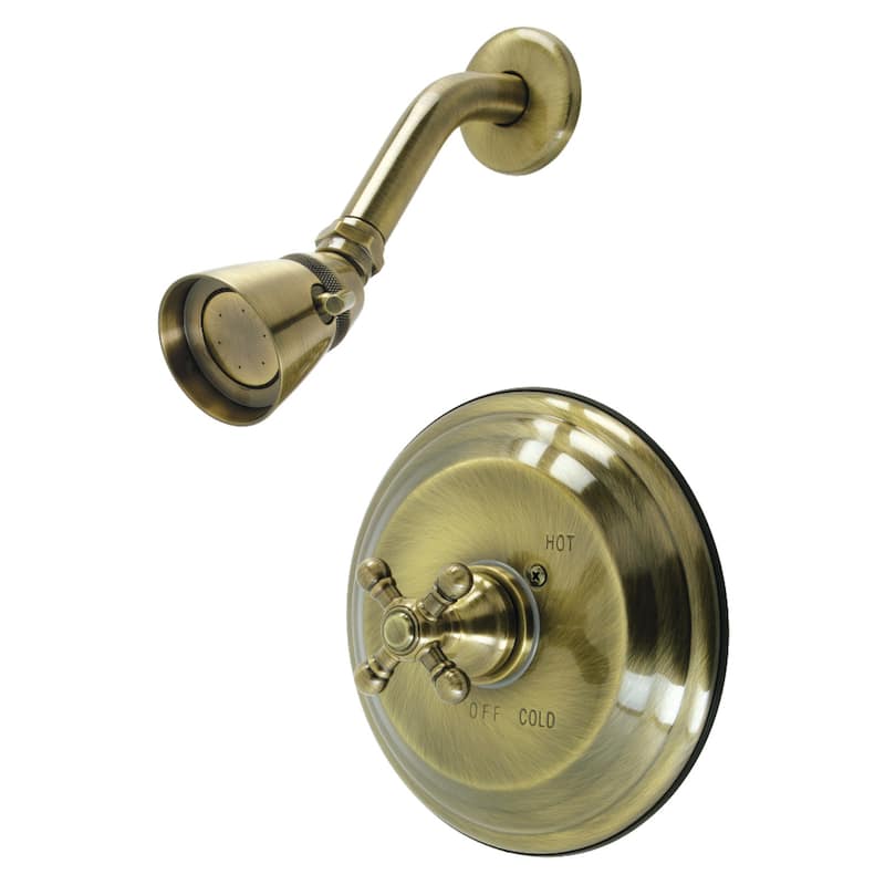 Kingston Brass Metropolitan Single-Handle Pressure Balanced Shower Faucet - Antique Brass