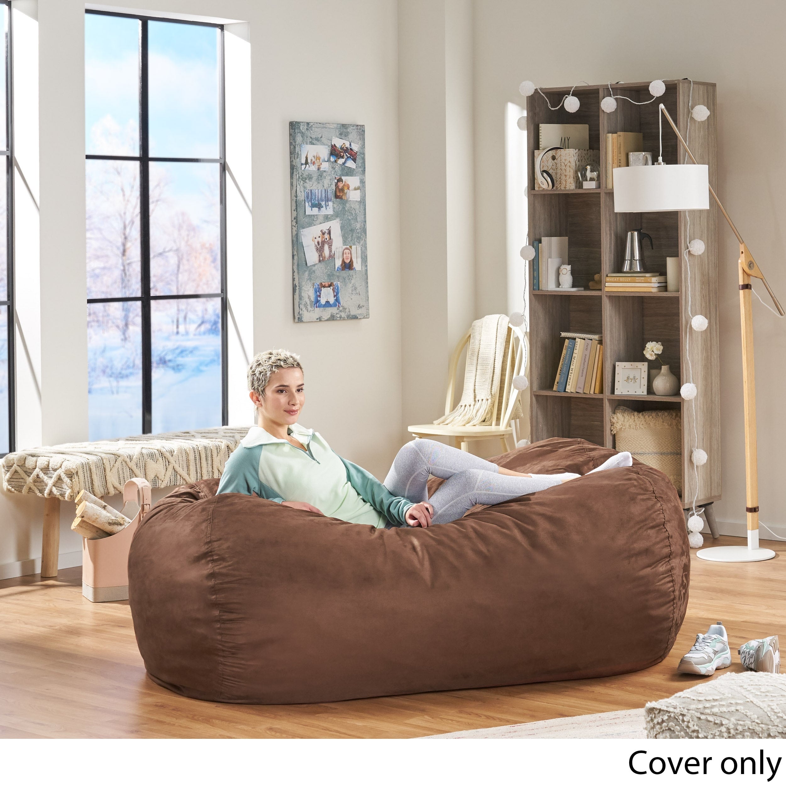 Shop Barracuda Traditional 6 5 Foot Suede Bean Bag Cover Only By