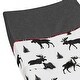 preview thumbnail 3 of 2, Sweet Jojo Designs Grey, Black and Red Woodland Plaid and Moose Rustic Patch Collection Changing Pad Cover - Multi