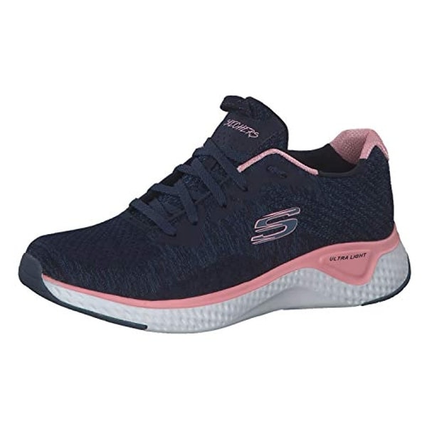 skechers grey and pink trainers