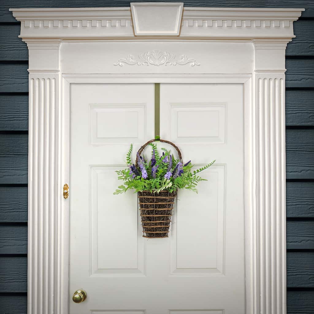 National Tree Company 20 in. Astilbe and Fern Wall Basket - 20 in