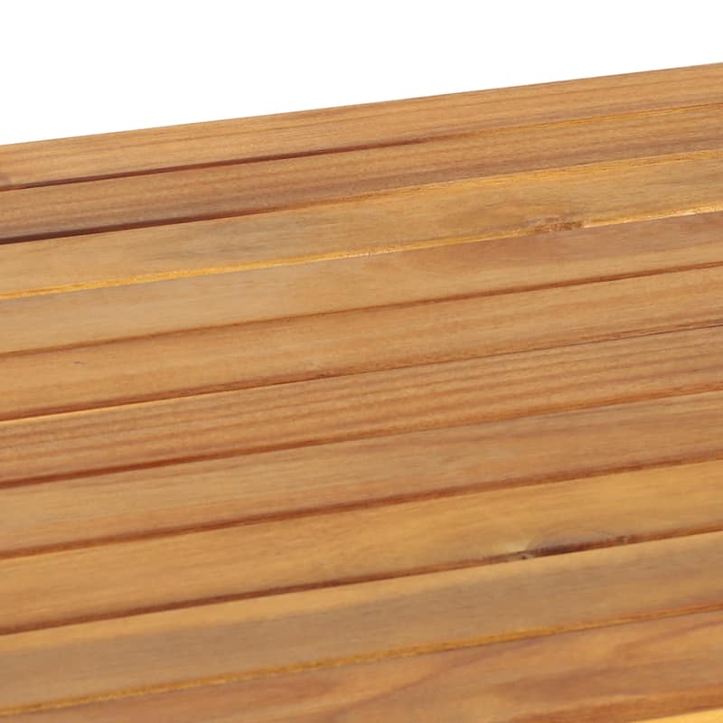 Annisa Outdoor Acacia Wood Chat Set by Christopher Knight Home