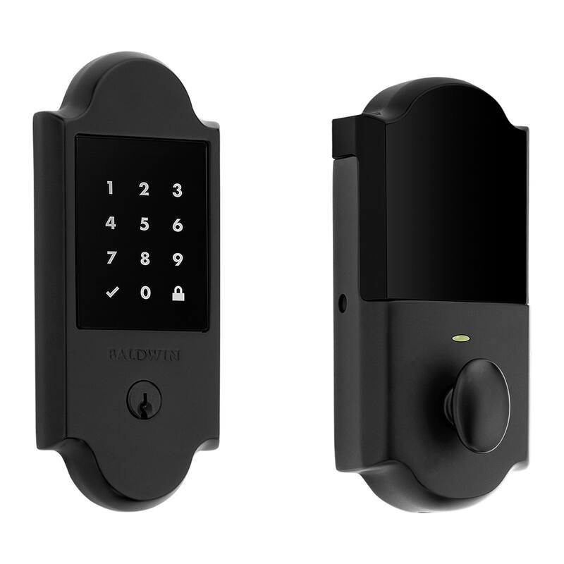 Baldwin Touchscreen Boulder Standalone Deadbolt - Satin Black