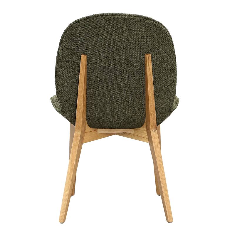Auburn Upholstered Dining Chair, Olive Green