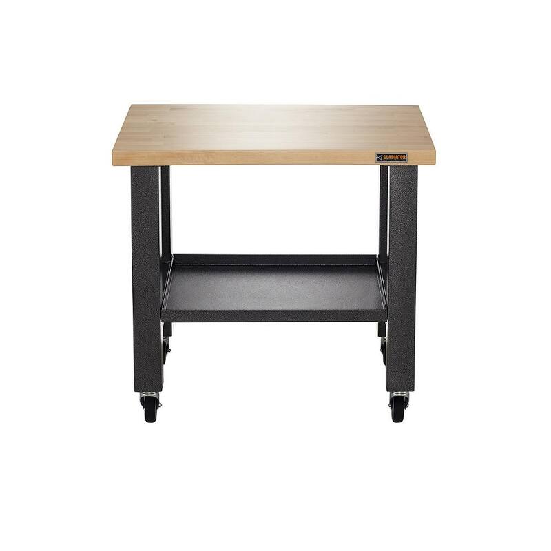 Gladiator GarageWorks Mobile Workstation - 36" W x 34" h x 24" D - Hammered Granite