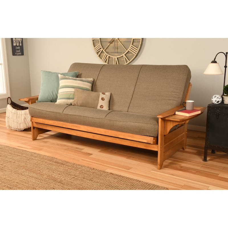 Somette Phoenix Butternut Futon Set with Mattress