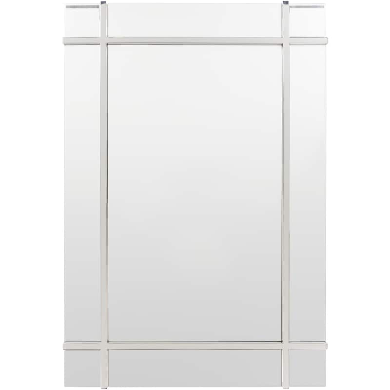 Emiliano Silver Wall Mirror - 33" x 48"