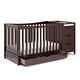 preview thumbnail 10 of 35, Graco Remi 4 in 1 Convertible Crib & Changer with Premium Foam Crib and Toddler Mattress Espresso