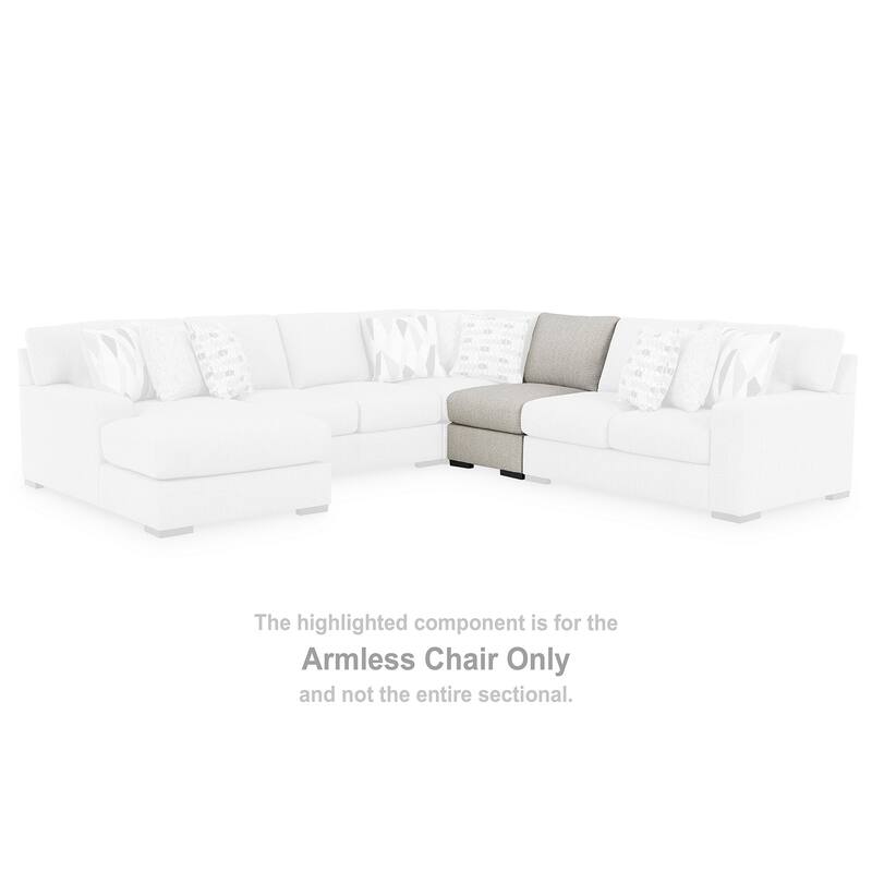 Signature Design by Ashley Laurelgrove Beige 5-Piece Sectional with Chaise