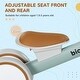 preview thumbnail 3 of 6, Toddler Balance Bike with Adjustable Seat, Silent Tires, and Aluminum Alloy Frame for Ages 1-3