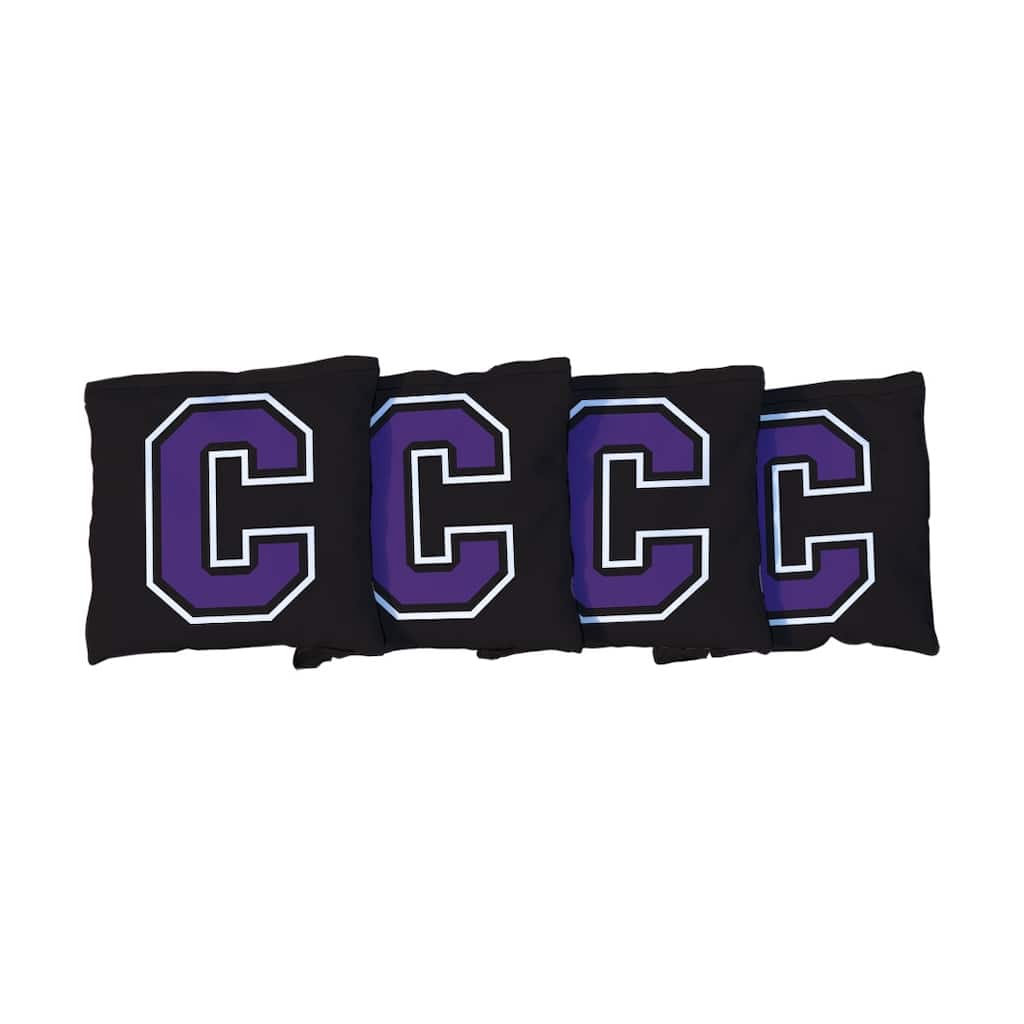 Cornell Rams Black Cornhole Bags