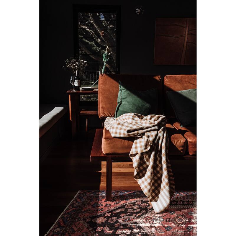 ECARPETGALLERY Hand-knotted Antalya Vintage Black, Dark Copper Wool Rug - 3'9 x 6'4