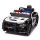 preview thumbnail 21 of 57, 12V Kids Ride On Police Car Licensed Dodge Charger with Parents Remote Control, Slow Start, and LED Lights for Ages 37-96 Months White