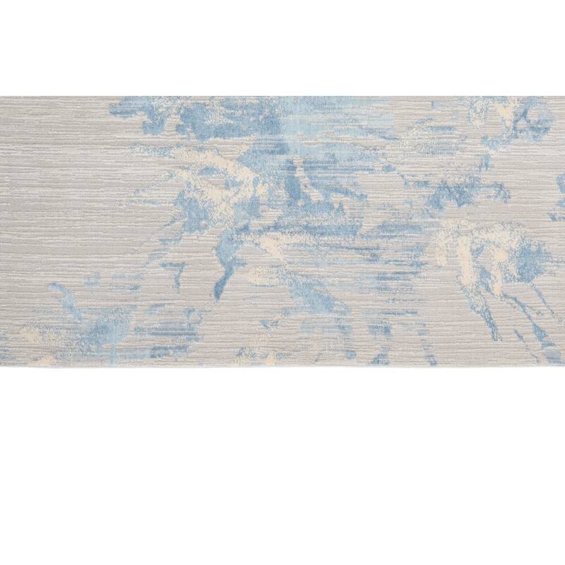 Calvin Klein Enchanting Botanical Floral Abstract Area Rug