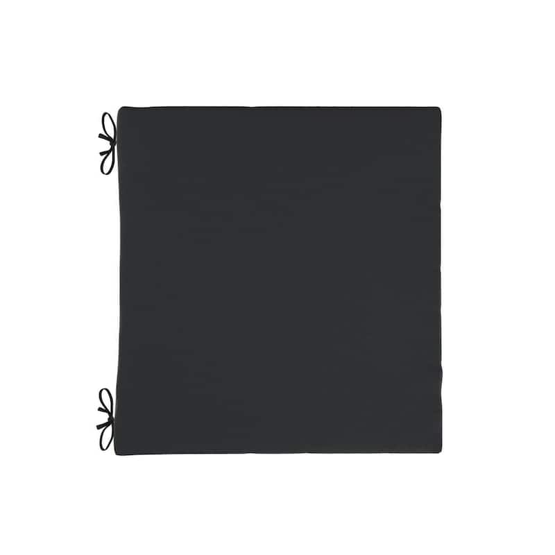 California Umbrella Outdoor Chair Pad Set of 2, 18" x 18", 2.5" Thick, Solstice Olefin Fabric