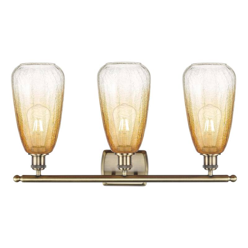 Innovations Lighting Endless Possibilities Ballston - Brookhaven Almond - 3 Light 26" Bath Vanity Light