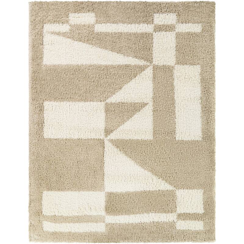 Nereus Geometric Shag Area Rug