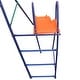 preview thumbnail 5 of 6, vidaXL Swing Set with Slide and 3 Seats Orange