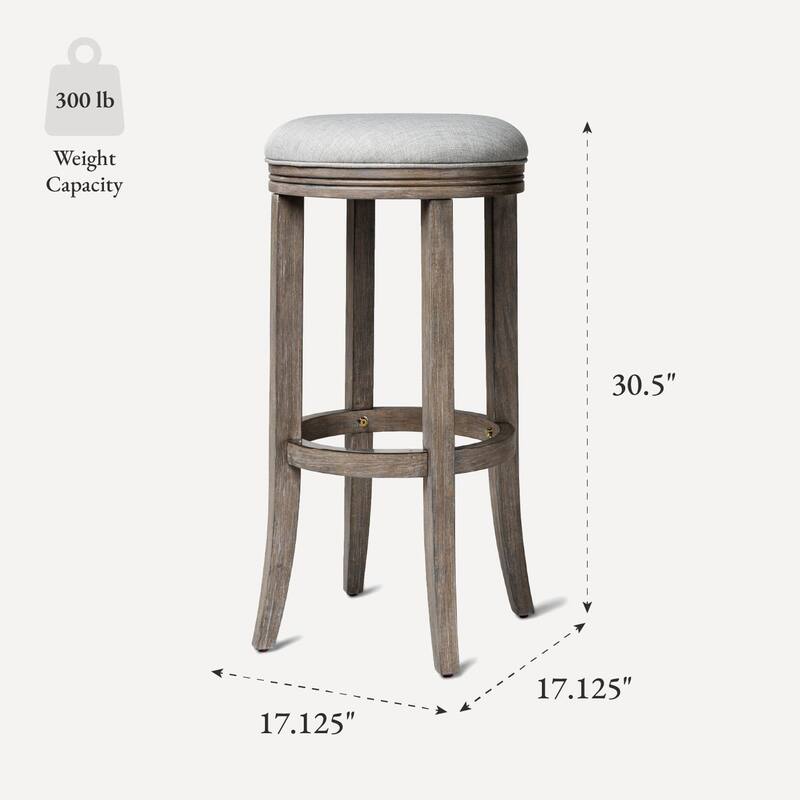 Maven Lane Eva Swivel Kitchen Stool