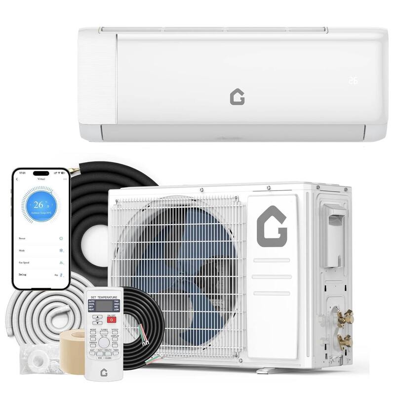 19 SEER2 24000 Btus Mini Split Ac Heating System Air Conditioner - N/A - White