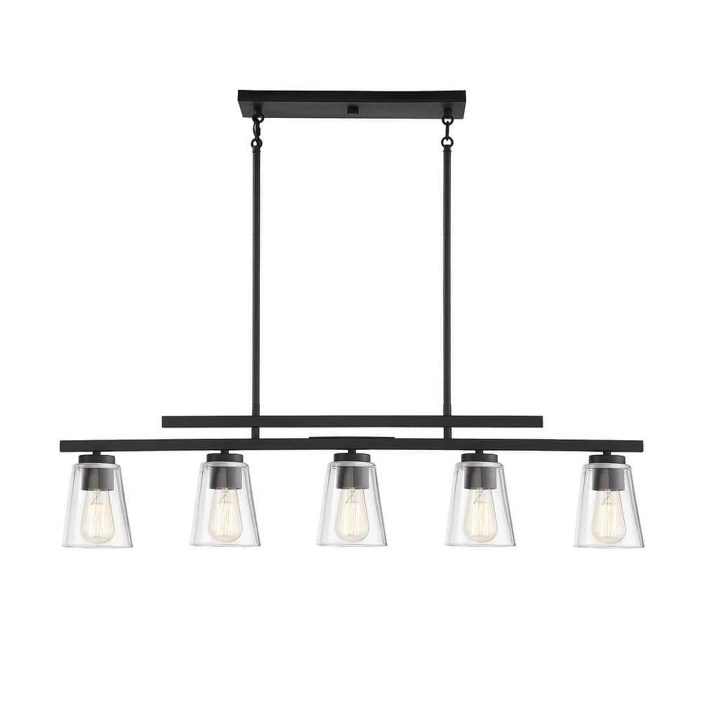 Savoy House Calhoun 5 Light 5" Wide Linear Chandelier